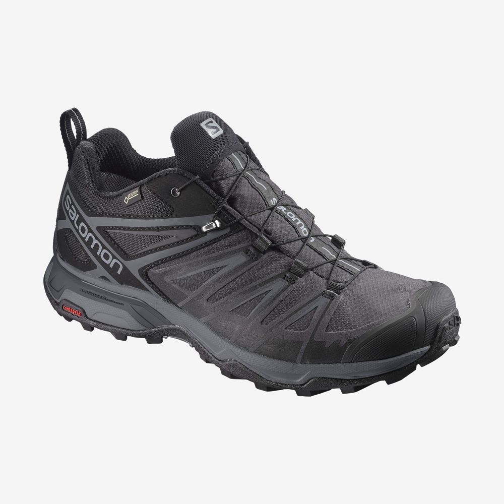 Salomon X ULTRA 3 GORE-TEX Zapatillas Trekking Hombre - Negras - Colombia (93564-BRKX)